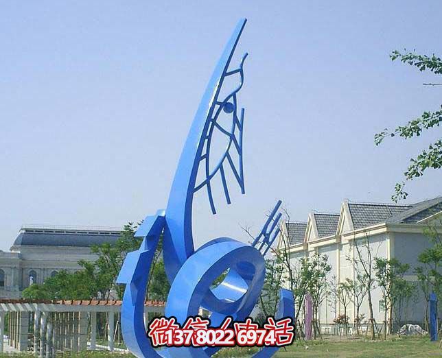 藍(lán)色不銹鋼魚(yú)雕塑,簡(jiǎn)約裝飾街道 藍(lán)色不銹鋼魚(yú)雕塑,簡(jiǎn)約裝飾街道