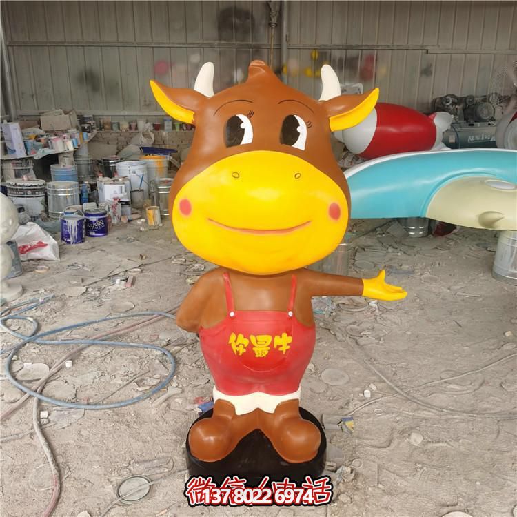 多彩玻璃鋼雕塑，精美卡通公仔，裝點你的店鋪