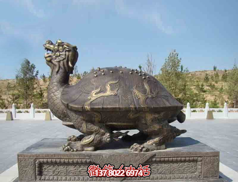 玻璃鋼龍龜雕塑,點綴公園里的創意行走 玻璃鋼龍龜雕塑,點綴公園里的創意行走