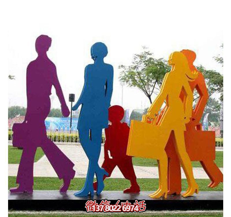 不銹鋼雕塑購物袋，提升海邊景區購物體驗