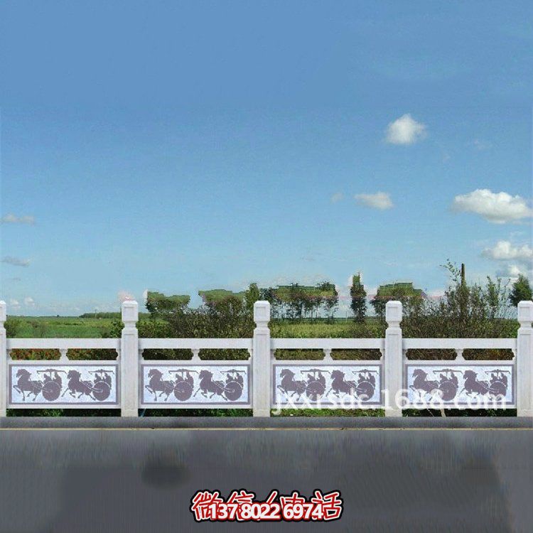 花崗巖石欄板，雕刻多種樣式