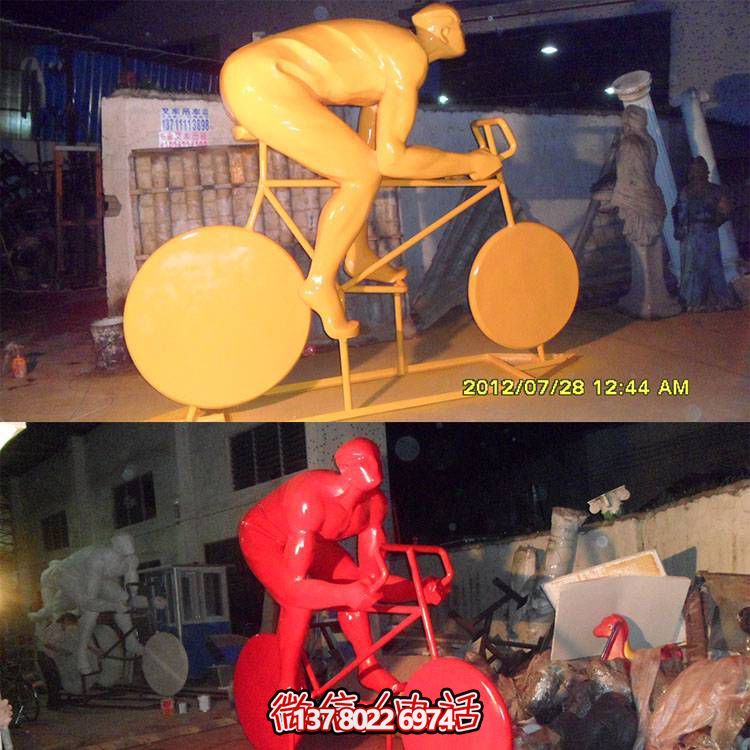 玻璃鋼彩繪音樂(lè)人物雕塑擺件