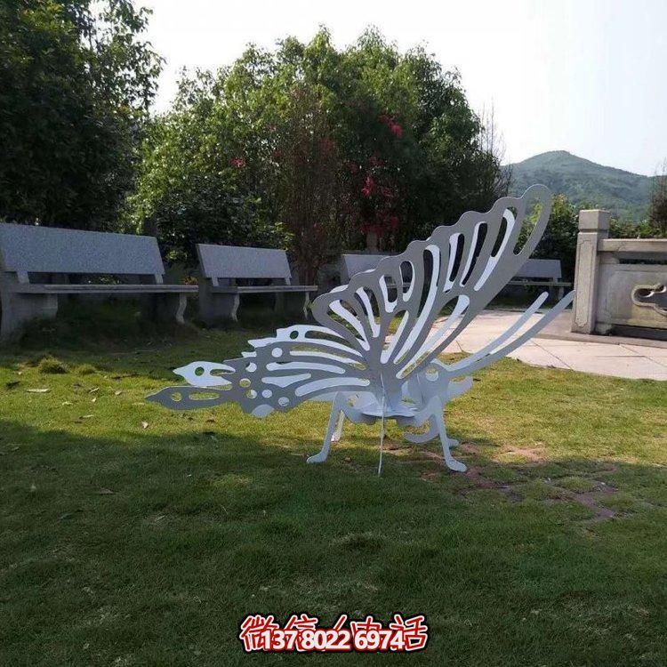高級(jí)不銹鋼雕塑擺件，讓公園更加美麗