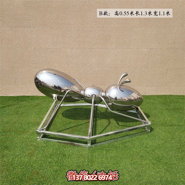 不銹鋼螞蟻雕塑，讓你的小區(qū)、公園、草坪更具特色