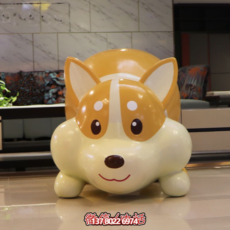 新推出的可愛(ài)卡通玻璃鋼著狗雕塑游樂(lè)園，給你一個(gè)全新的游樂(lè)體驗(yàn)！