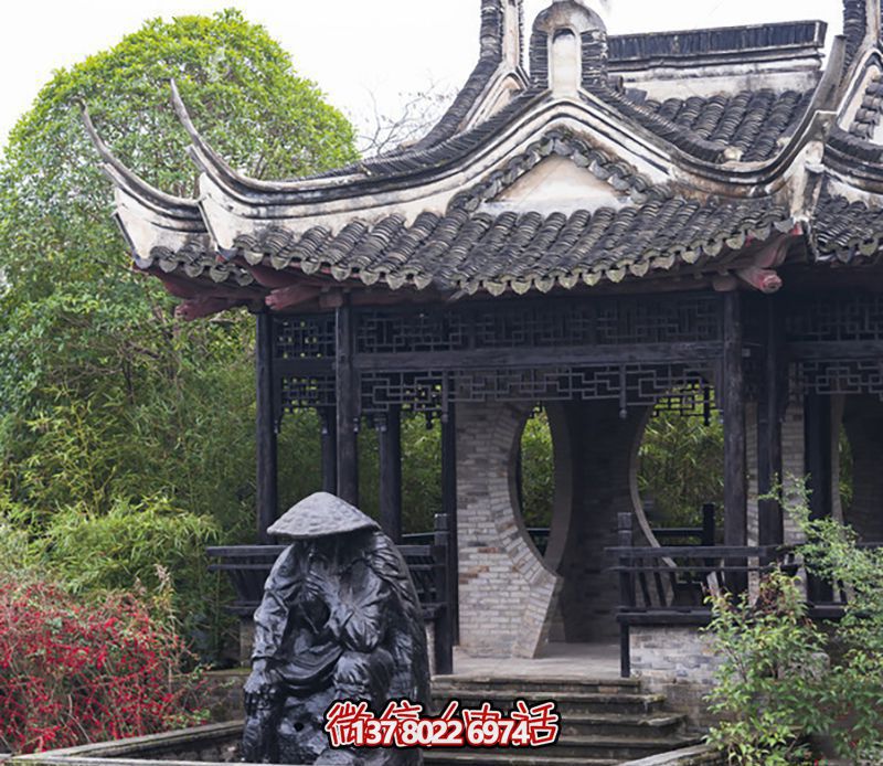 姜太公玻璃鋼仿銅雕塑為景區(qū)園林增添獨特美感 姜太公玻璃鋼仿銅雕塑為景區(qū)園林增添獨特美感