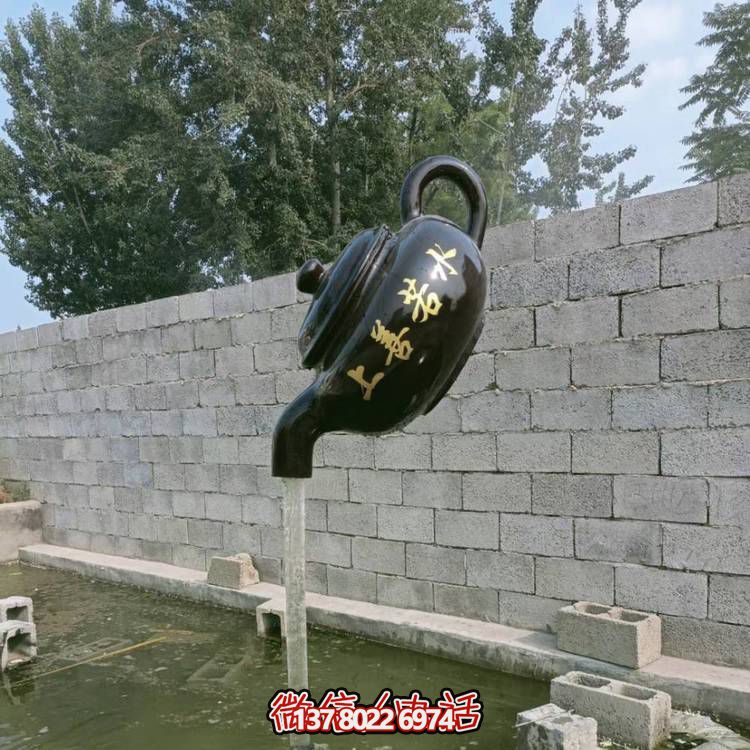 玻璃鋼懸空流水?dāng)[件，室外裝飾藝術(shù)精品