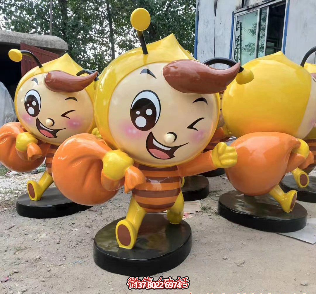 仿真蜜蜂雕塑背包,輕便玻璃鋼裝飾小區、景區和草坪 仿真蜜蜂雕塑背包,輕便玻璃鋼裝飾小區、景區和草坪