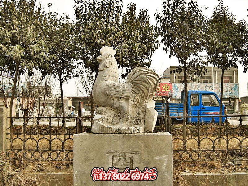 藝術創(chuàng)意花崗石雞雕