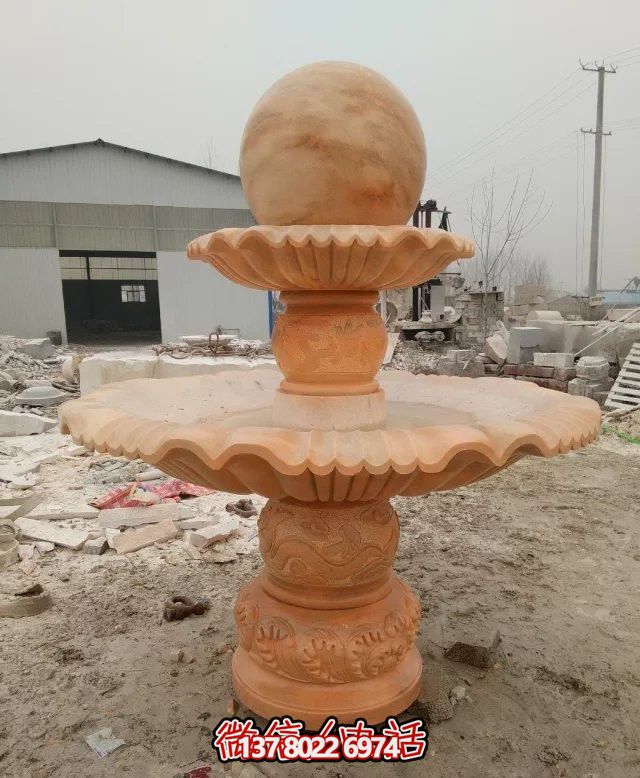 公司招財(cái)雙層風(fēng)水球石雕 公司招財(cái)雙層風(fēng)水球石雕