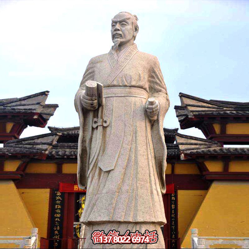 廣場學(xué)校花園砂巖石戰(zhàn)國時(shí)期思想家孟子雕塑像 廣場學(xué)校花園砂巖石戰(zhàn)國時(shí)期思想家孟子雕塑像