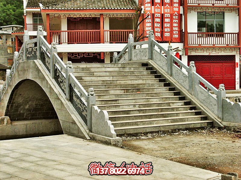 景區石拱橋大理石欄桿扶手雕塑 景區石拱橋大理石欄桿扶手雕塑