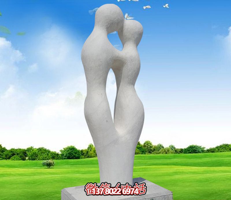 廣場大理石少數民族抽象石雕情侶雕塑 廣場大理石少數民族抽象石雕情侶雕塑