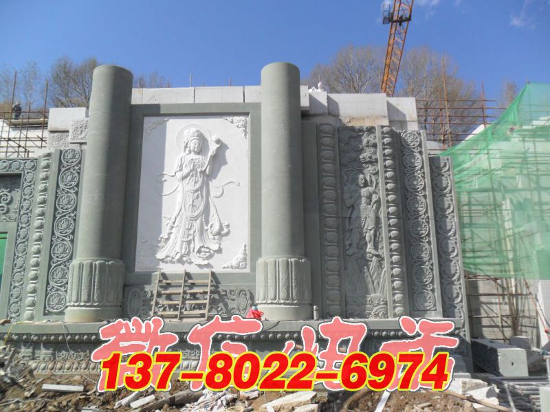 石材構建，雕刻佛像、融合佛教建筑—五臺山顯通寺海會塔地宮工程