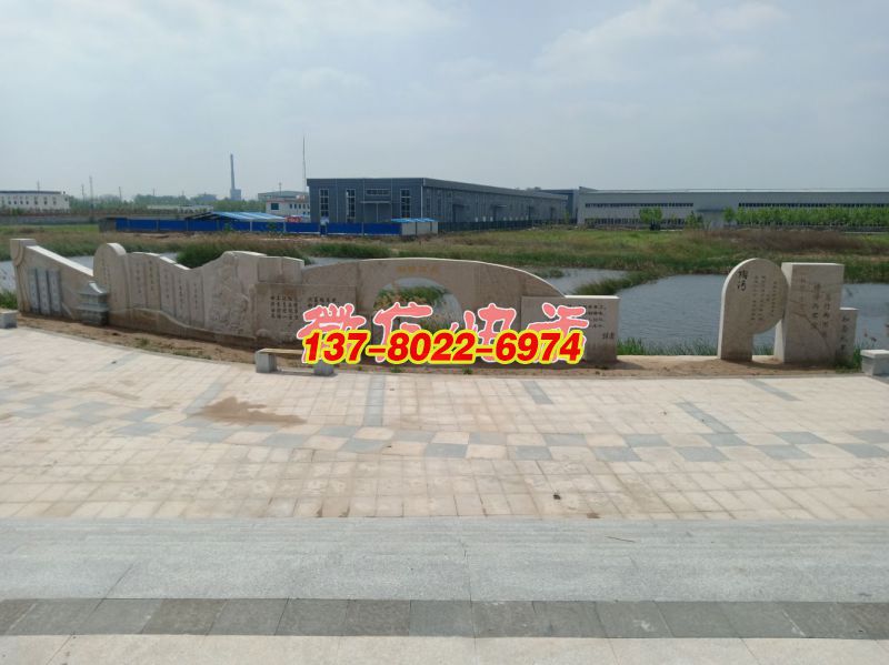 蘆葦湖景墻:半月臺(tái)四君子,長(zhǎng)30米,高2 蘆葦湖景墻:半月臺(tái)四君子,長(zhǎng)30米,高2